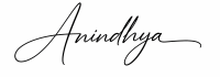 Elegant cursive signature in black ink